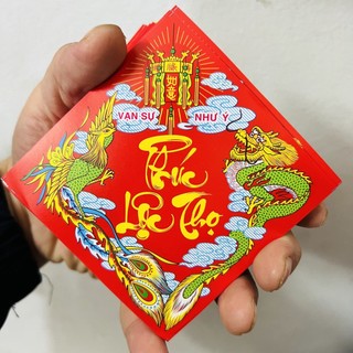 Sỉ 100 miếng dán dưa 9x9cm chữ ngẫu nhiên
