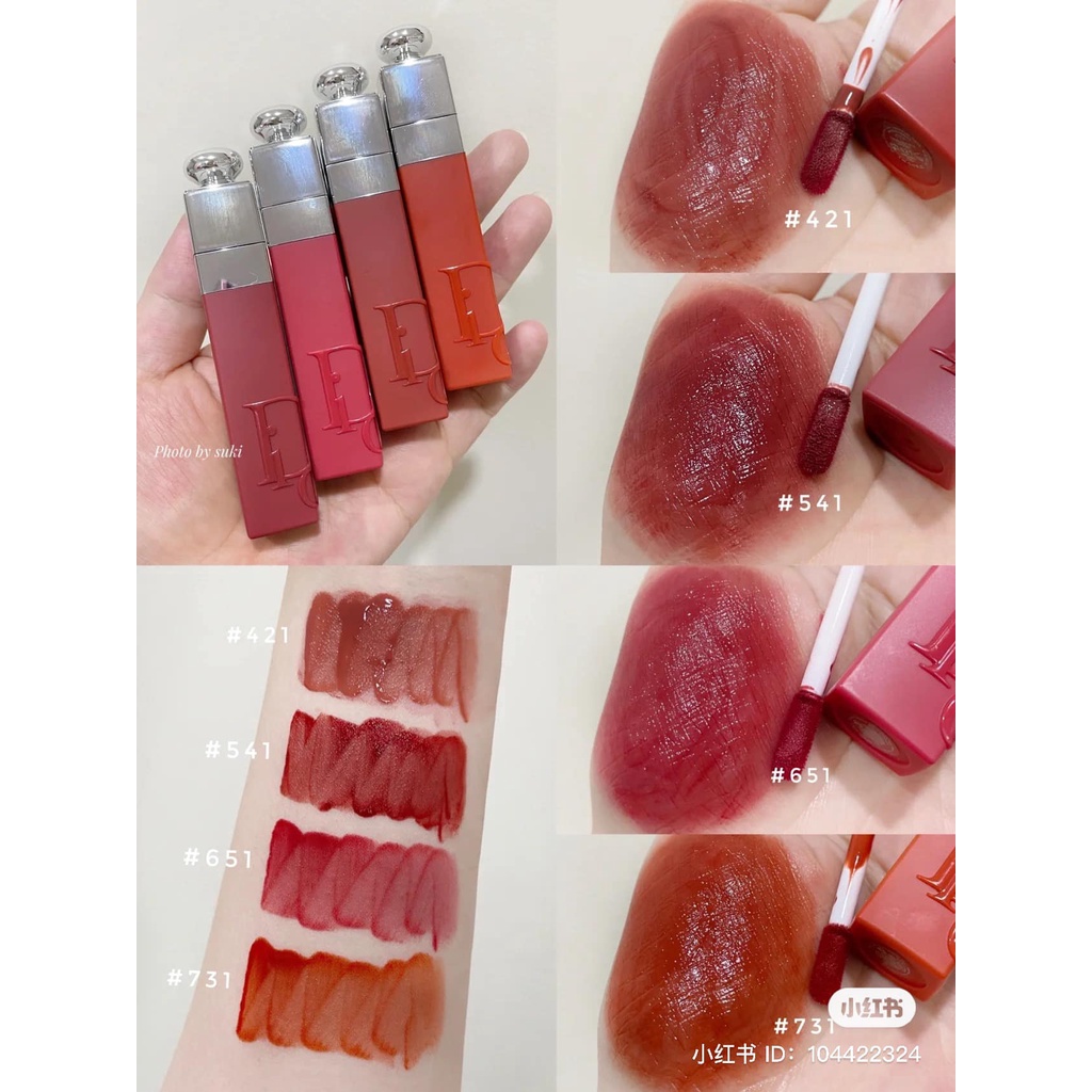 Son Kem Dior Tattoo Mẫu Mới 2022 - Màu 421, 541, 731, 561, 771, 491, 651