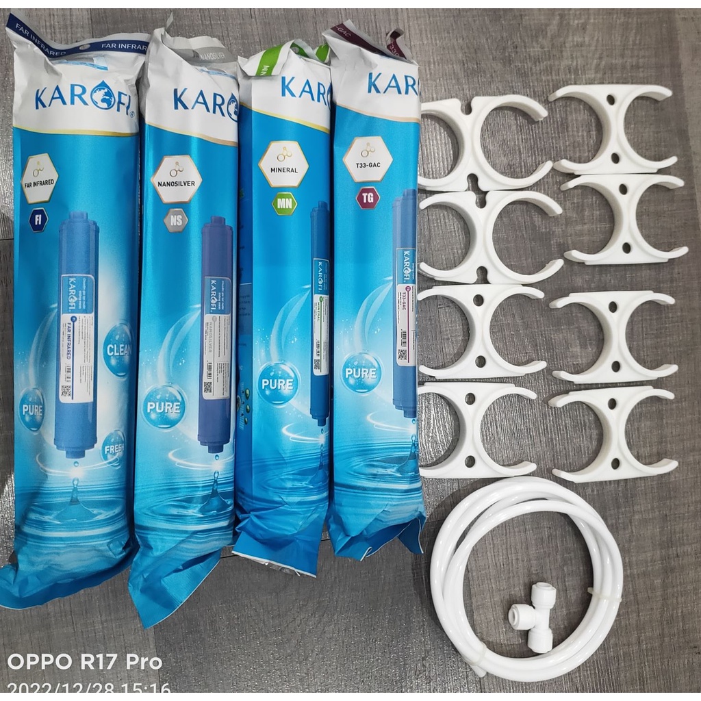 Com bo 4 lõi khoáng Kafofi 5,6,7,8. Lõi Mineral, T33 GAC, Far, NANO