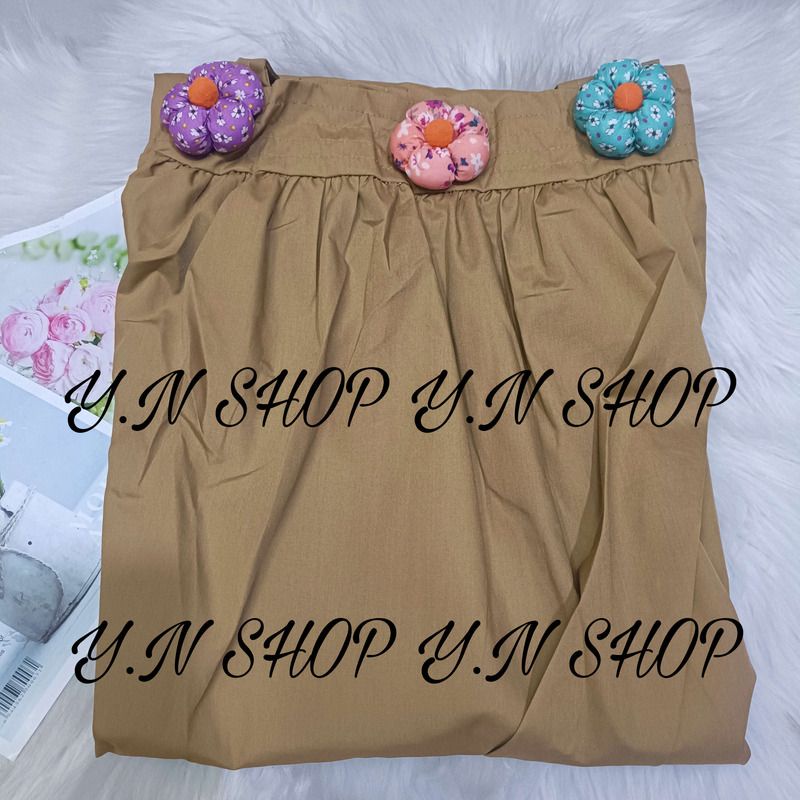 Váy Babydoll Dây Bản To Đính Hoa Nổi NEW A25