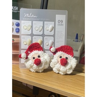 Móc khoá , pin cài ông già noel len handmade