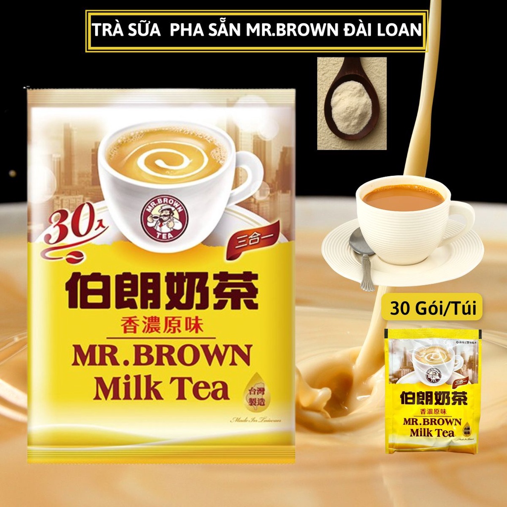 Trà sữa Mr Brown Đài Loan 30gói / túi