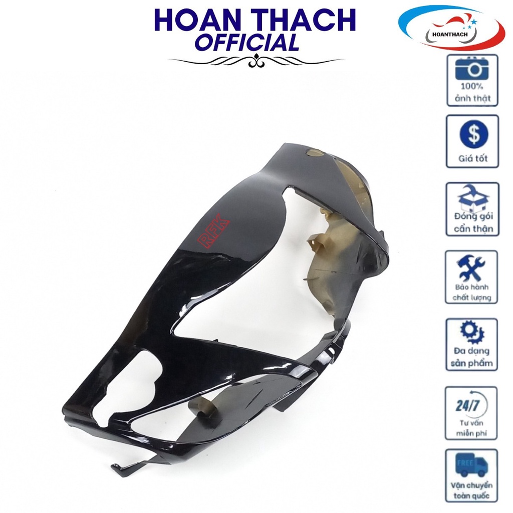 Ốp Đầu Trước Xe Máy Wave Rs Đen Đĩa nhựa đài loan, Hoanthach SP003660