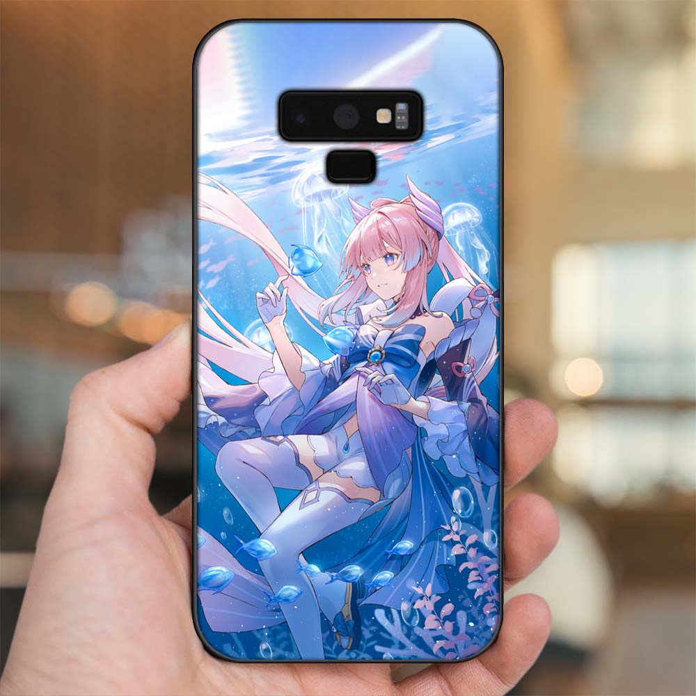 Ốp lưng Samsung Note 9 viền đen in hình Sangonomiya Kokomi Genshin Impact