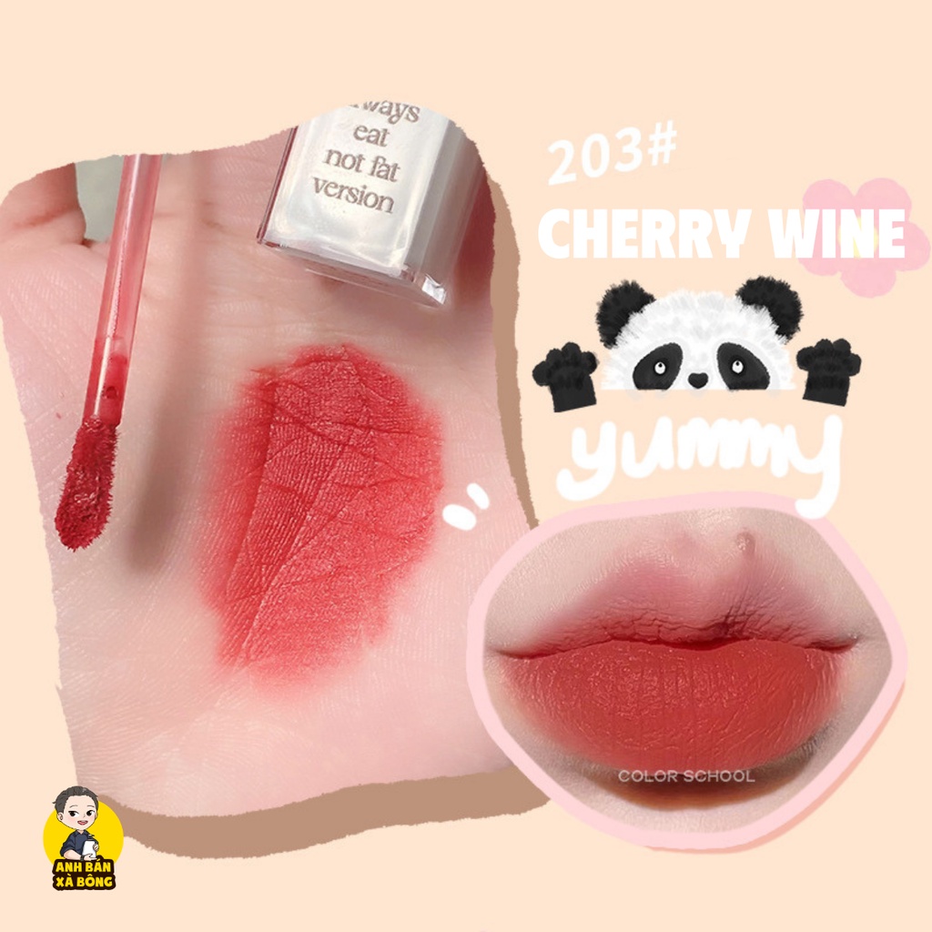 Son Kem Lì Gấu Trúc COLOR SCHOOL Smoky Naked Feeling Lip Glaze CS032