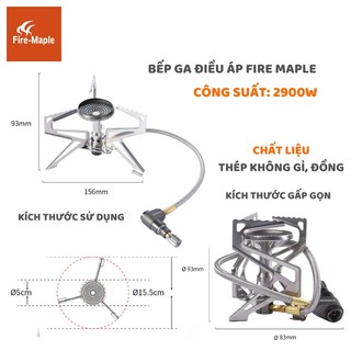 [CHÍNH HÃNG] BẾP GA ĐIỀU ÁP DÃ NGOẠI FIRE MAPLE