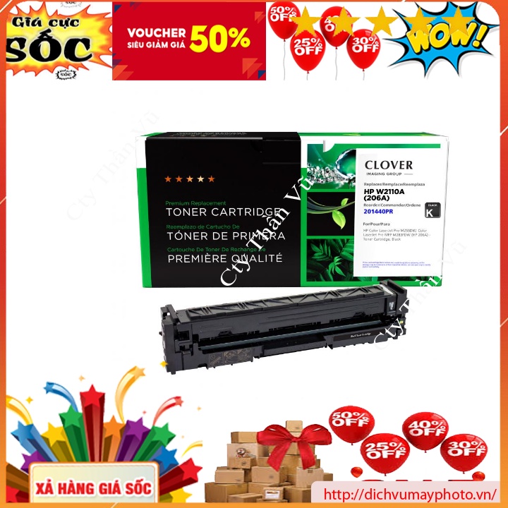 Hộp mực W2110A Black dùng cho máy in HP Color LaserJet Pro MFP M283fdw/M283cdw/M282nw/ M255dw INECO