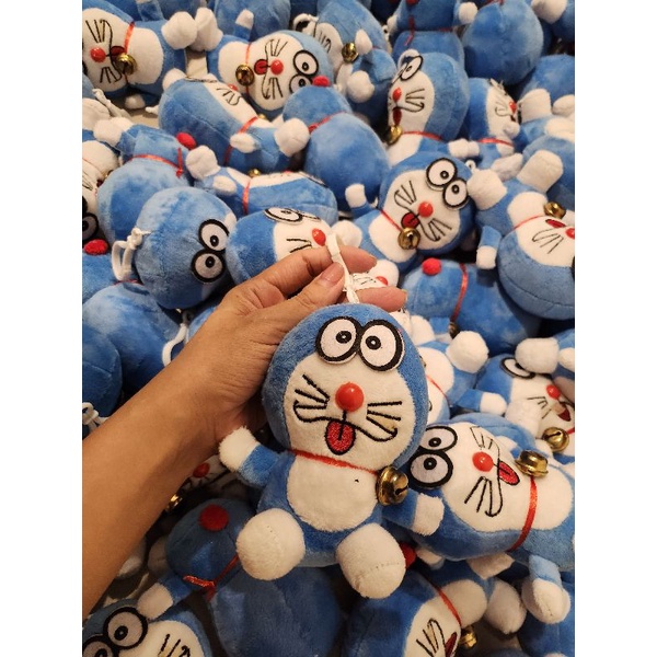 Doremon nhồi bông 12cm có móc treo