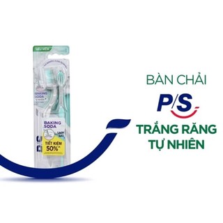 Combo 2 Bàn chải đánh răng P/S sạch khuẩn, trắng răng