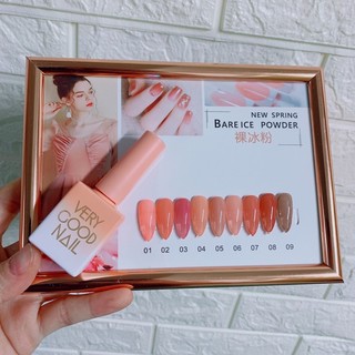 Set sơn thạch hồng very good nail 9 tặng bảng màu