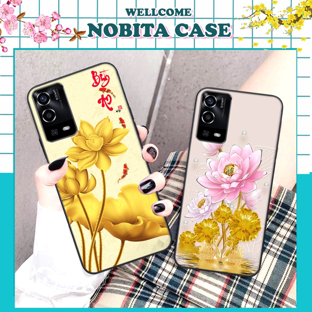 Ốp Oppo A54 / A55 in hình 3D thư pháp,tài lộc ,bình an,bền,đẹp