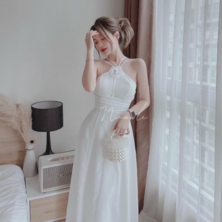Đầm Cổ Đan Dây Kết Bông (có Mút)