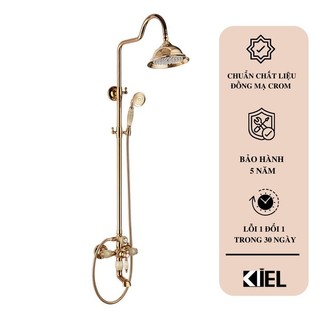 Sen cây tắm đứng đồng mạ vàng cao cấp nóng lạnh TAM HIỆP STORE - hàng chính hãng cao cấp bảo hành 3 năm .