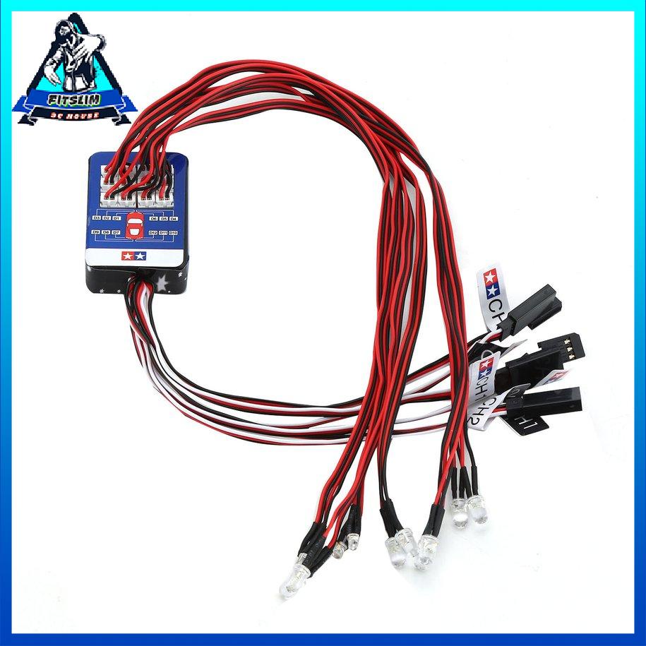 [Fit] Bộ 12 Đèn Led Phanh Tay Lái Mô Phỏng Flash Cho Xe Hơi 1/10 Rc [S/22]