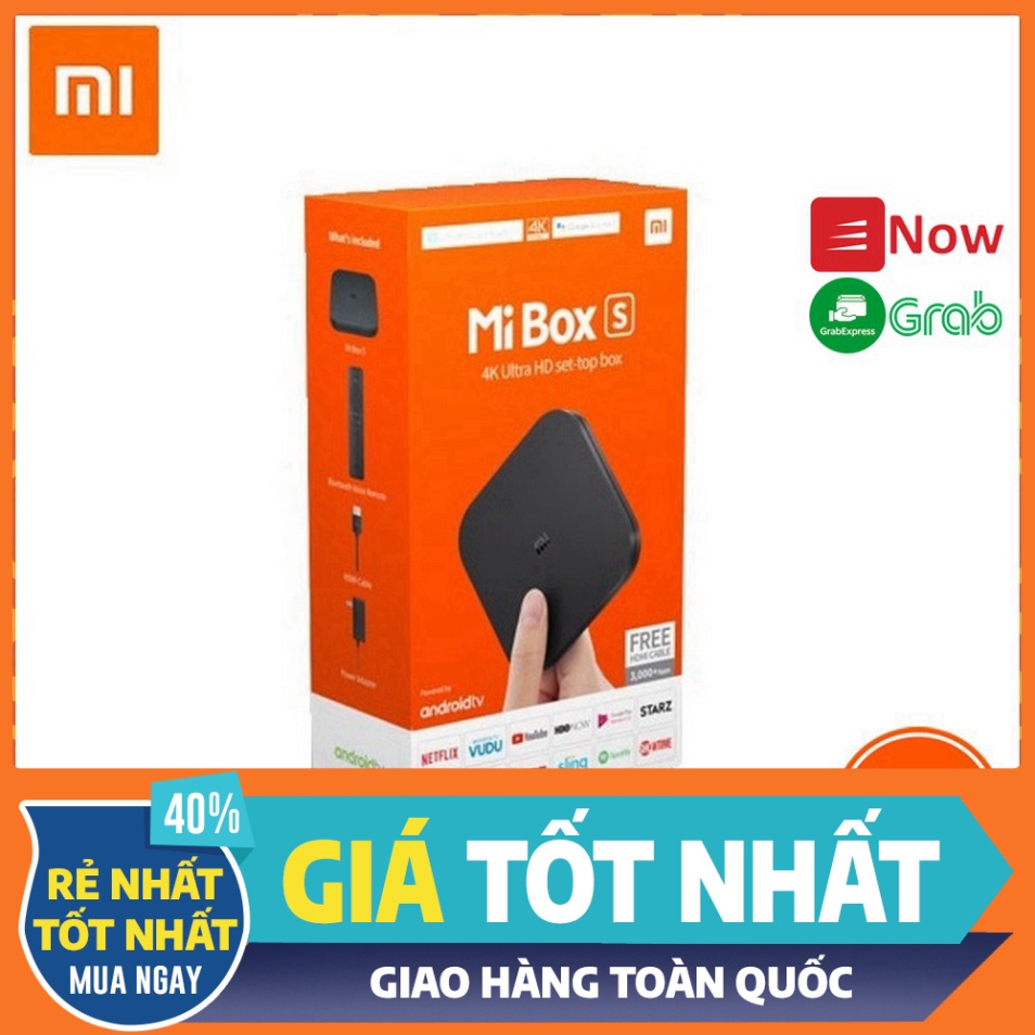 Đầu Android TV MIBOX S 4K QUỐC TẾ | BH 12 tháng Hàng Nhập Khẩu chính hãng - Minh Tín Shop