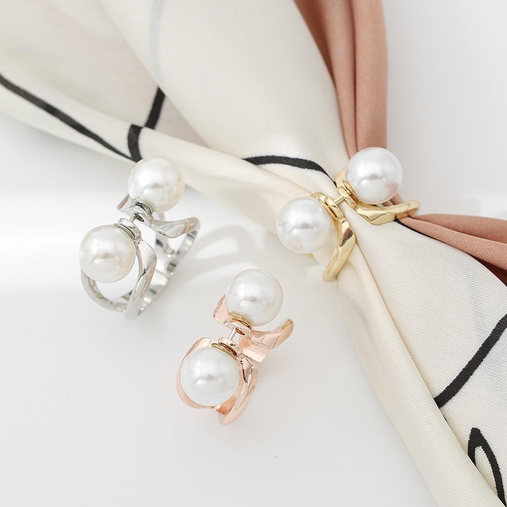 Khóa Cài Khăn Choàng Bằng Kim Loại Sang Trọng Thanh Lịch Cho Nữ