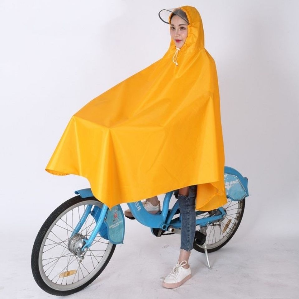 ~ ~ Sản Phẩm Tốt Tốt ~ Áo Mưa Poncho Đơn Dày Dặn Có Vành Lớn Cho Nam Và Nữ Sinh Đi Xe Đạp