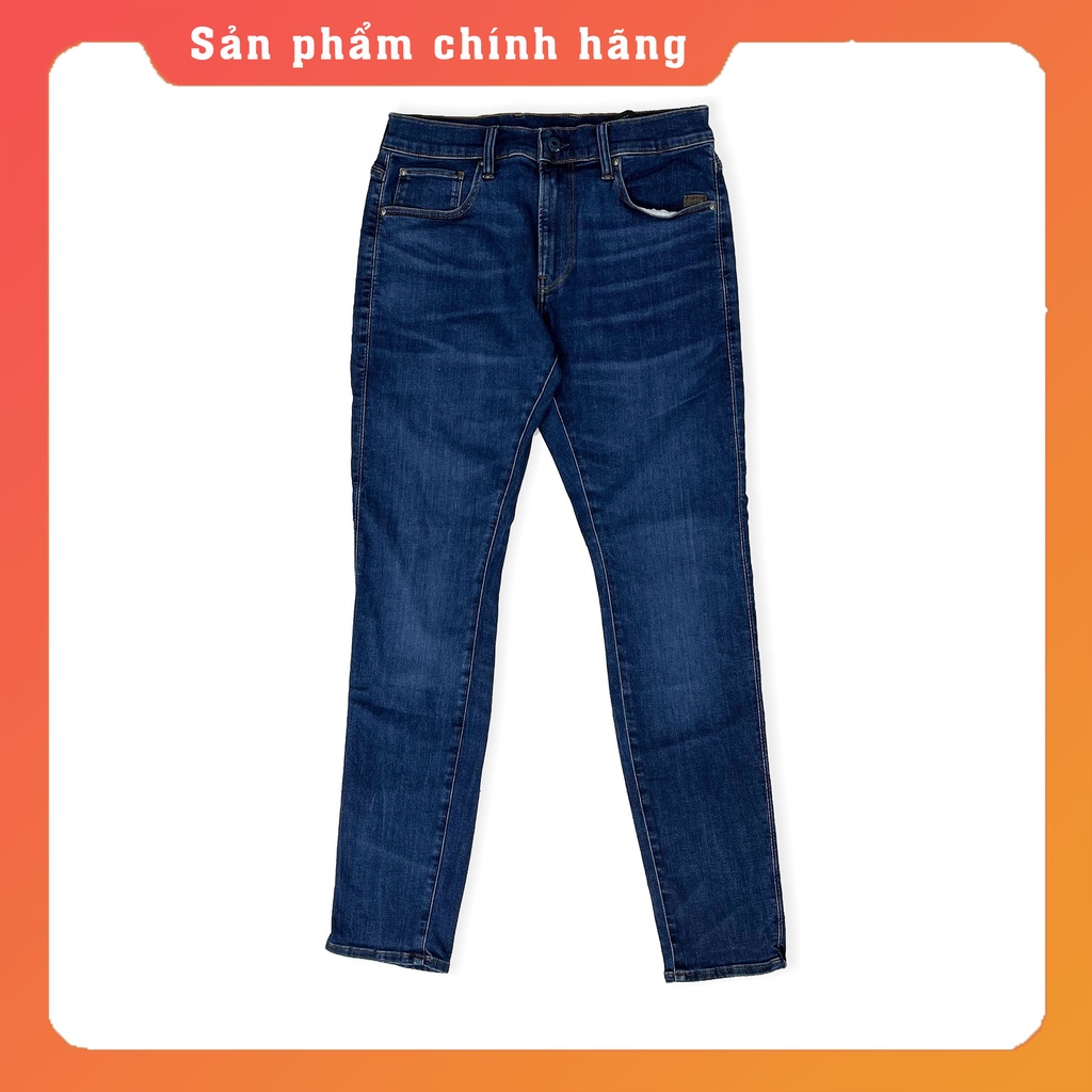[HÀNG CHÍNH HÃNG] Quần Jean G-STAR Revend Skinny - Medium Indigo Aged
