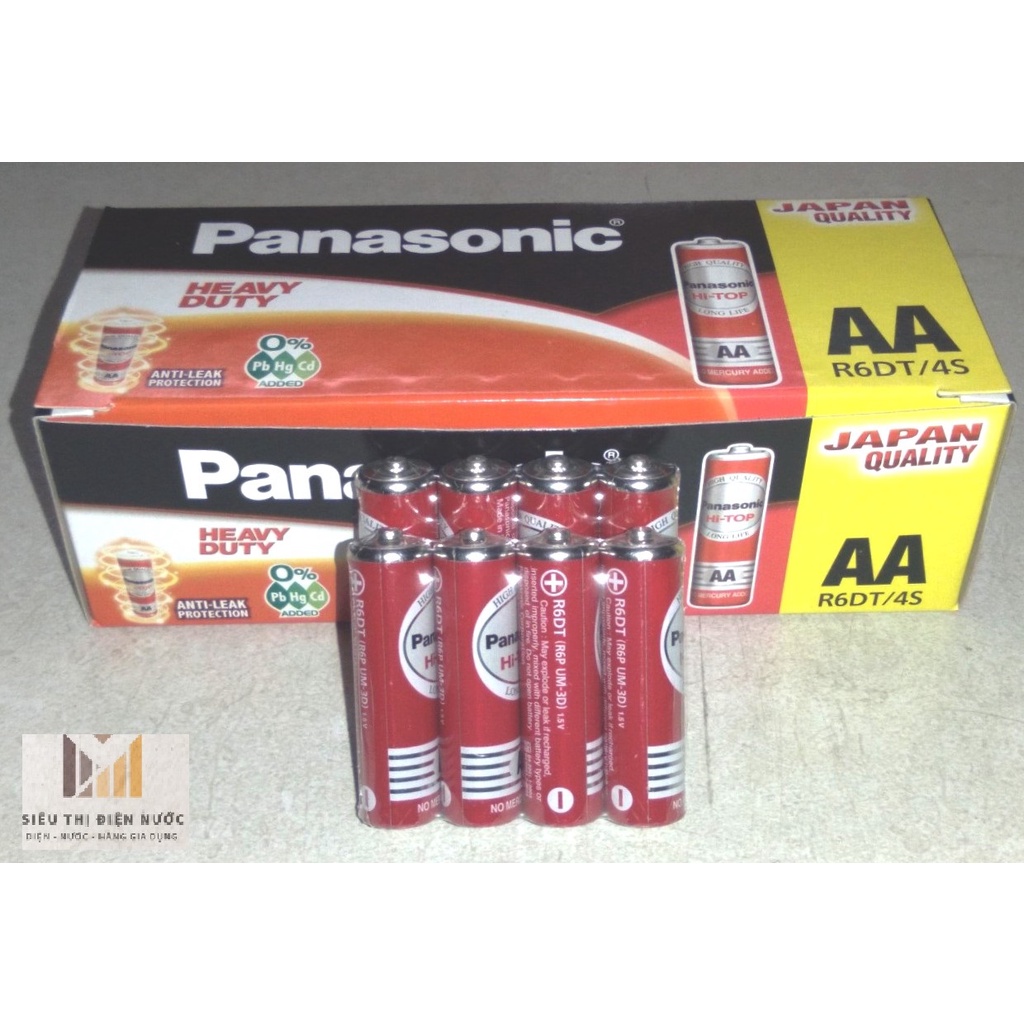 Pin 2A  PANASONIC 1.5V R6DT/4S  chính hãng
