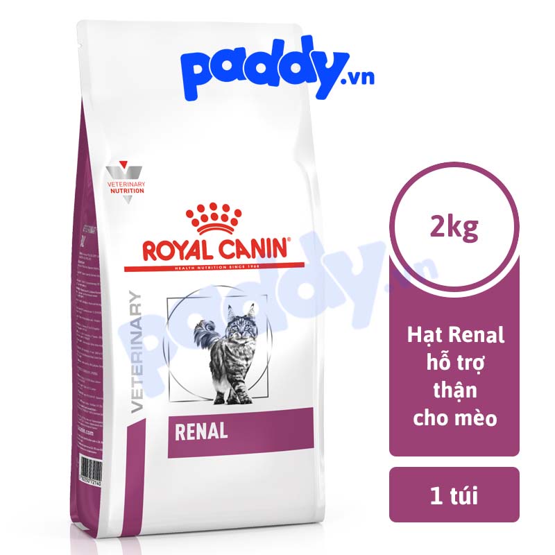 [2kg] Hạt Royal Canin Renal Cat Hỗ Trợ Chức Năng Thận Mèo