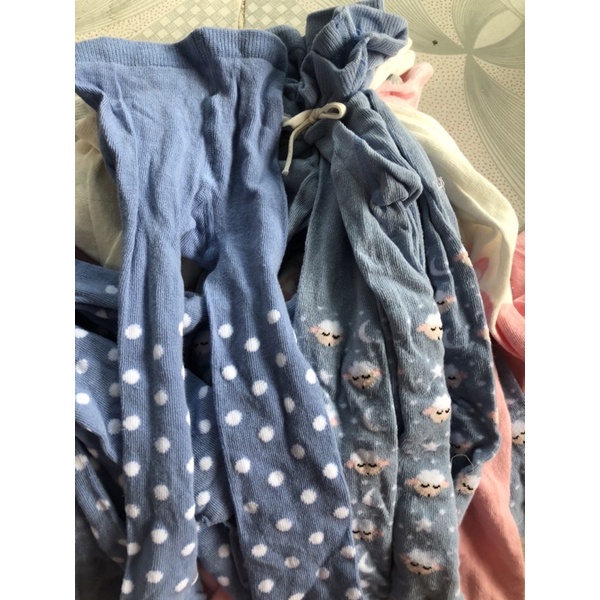 Quần tất bé gái hoạ tiết nơ chấm bi siêu yêu satsunkid