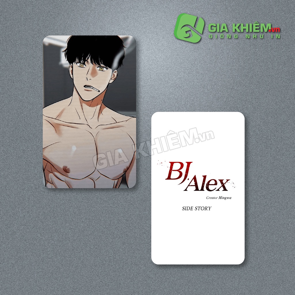 Card bo góc giấy truyện BJ ALEX