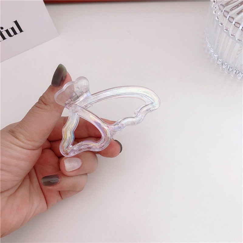 Kẹp Tóc Hình Cá Mập Màu Sắc Cầu Vồng Phong Cách Hàn Quốc JP5