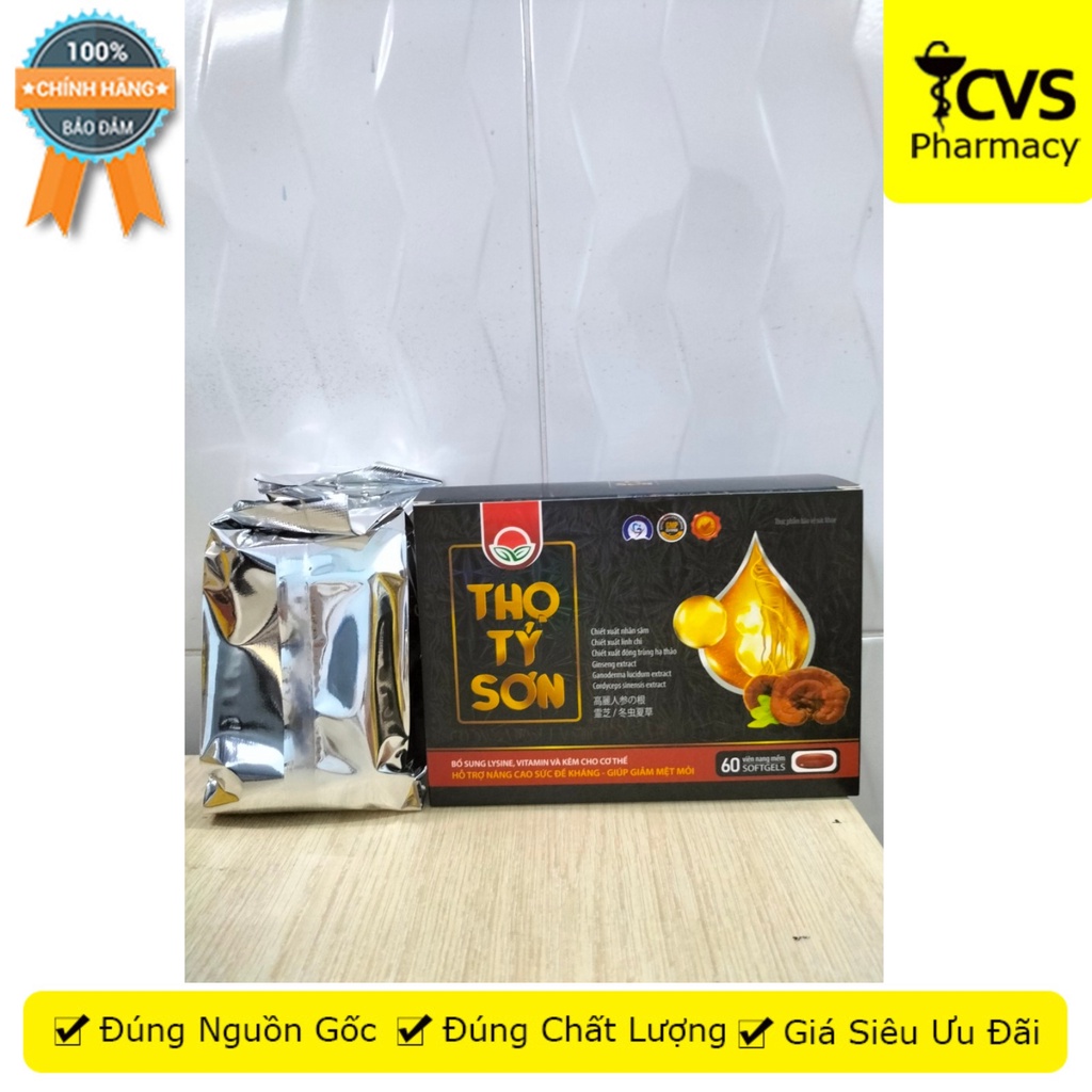 Thọ Tỷ Sơn bổ sung lysine, vitamin cho cơ thể, nâng cao sức đề kháng, giúp ăn ngon miệng (60 viên) - CVS Pharmacy