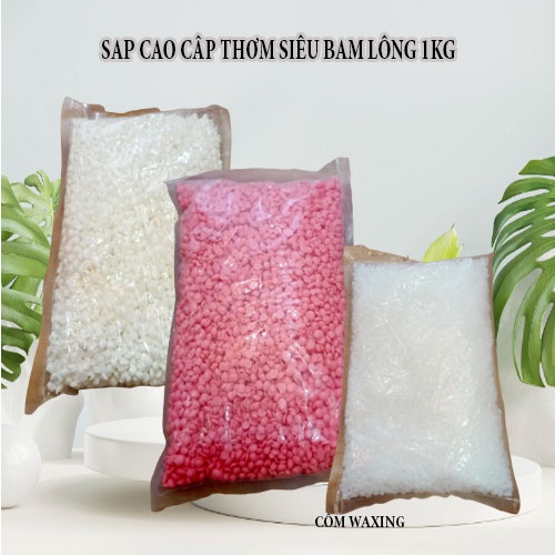 SÁP WAX LÔNG NÓNG HẠT ĐẬU HARD WAX BEAN 1kg Professional Waxing THƠM Tặng KÈM QUE GỖ