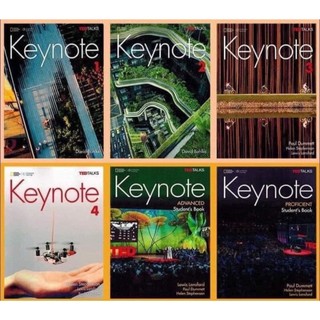 Sách - Keynote nhập màu 6 cuốn kèm file audio video và answer key
