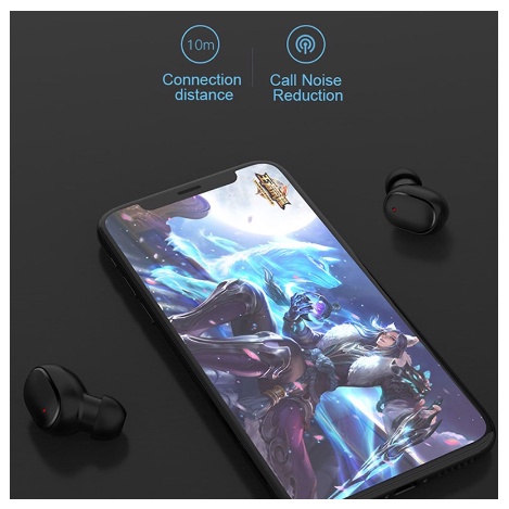 Tai Nghe Bluetooth A6S TWS Tai Nghe Bluetooth Không Dây Tai Nghe Nhạc Tai Nghe Thể Thao HiFi