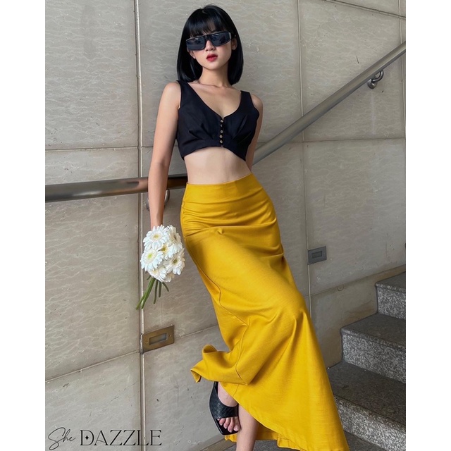 Chân váy dài Maxi hack dáng dễ phối đồ She Dazzle