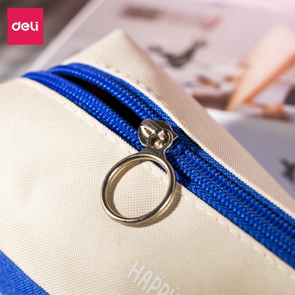 Túi đựng bút học sinh Deli H902 - Ví bút vải Miyou nhẹ, bền đẹp