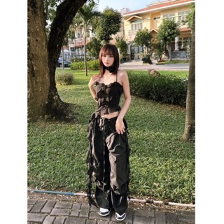 LadyQueen-Quần túi hộp- Crush pants