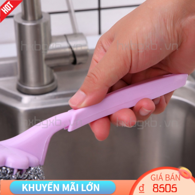 Cọ chà nồi sợi thép màu sắc ngẫu nhiên