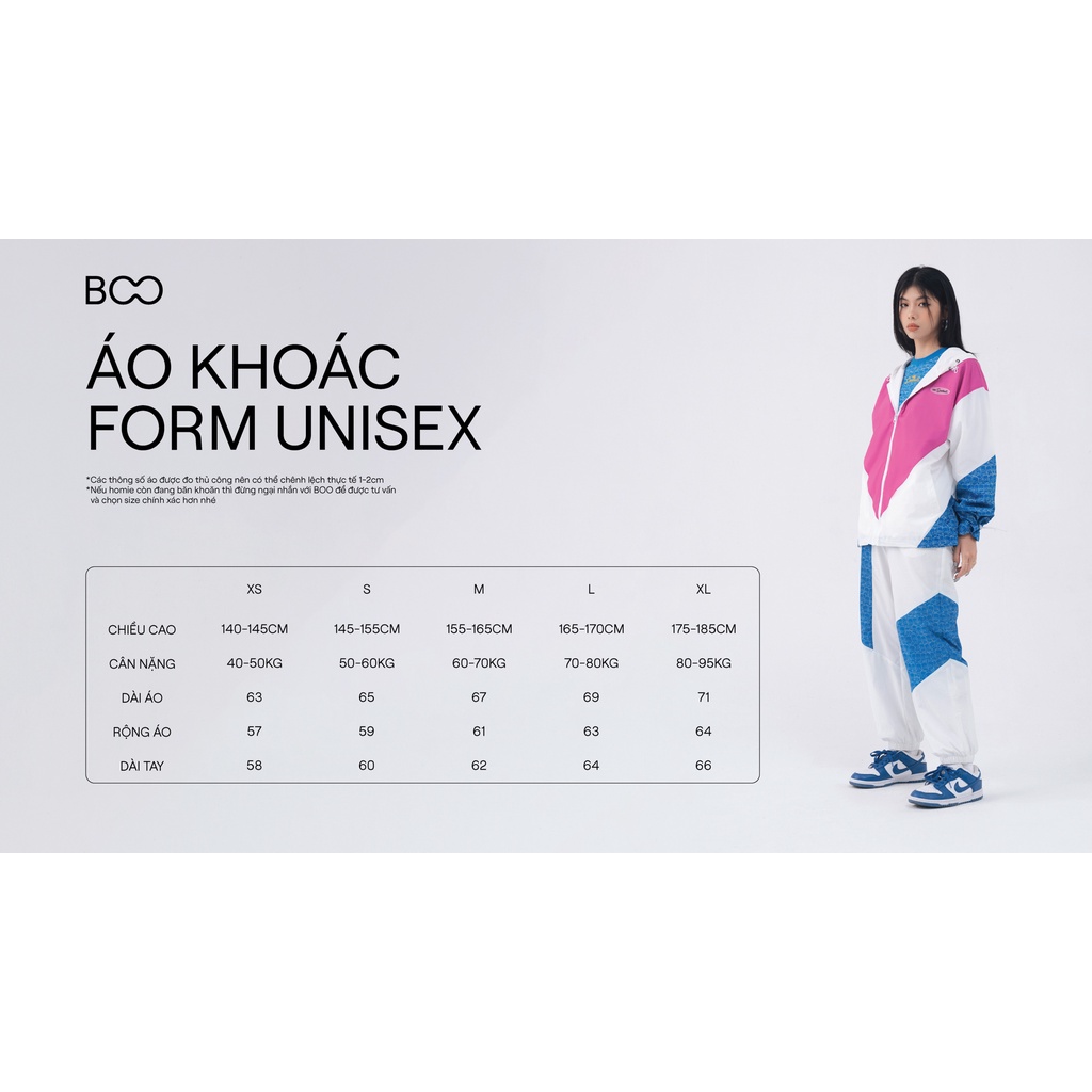 Áo Khoác Unisex BOO Varsity Phối Tay Nhung