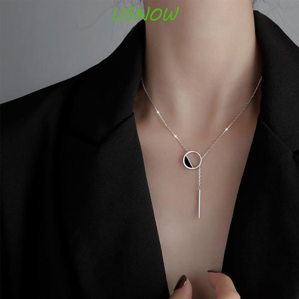 Vòng cổ Choker Mặt Tròn Phối Tua Rua Thời Trang Cho Nữ