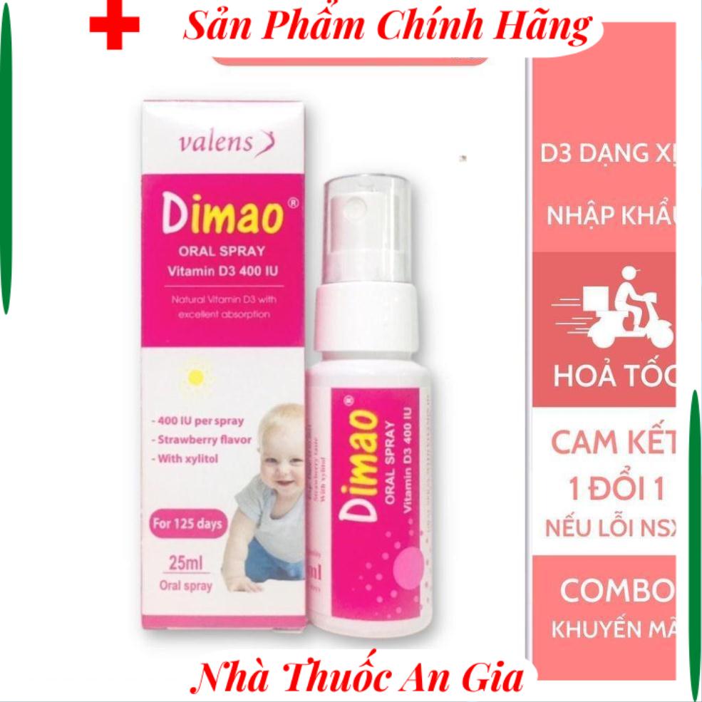 DIMAO VITAMIN D3 400 IU Dạng Xịt Nhập khẩu chính hãng h h b