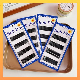 Set 36 kẹp tăm, kẹp tóc mái màu đen thời trang
