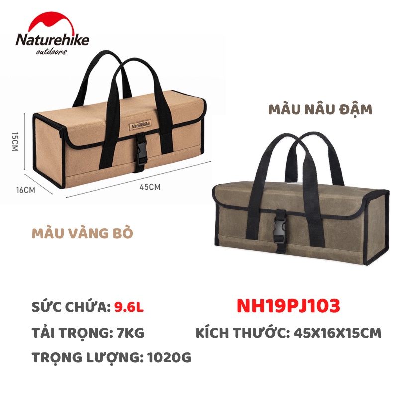 TÚI ĐỰNG ĐỒ DÃ NGOẠI NATUREHIKE NH19PJ103 NH20PJ130