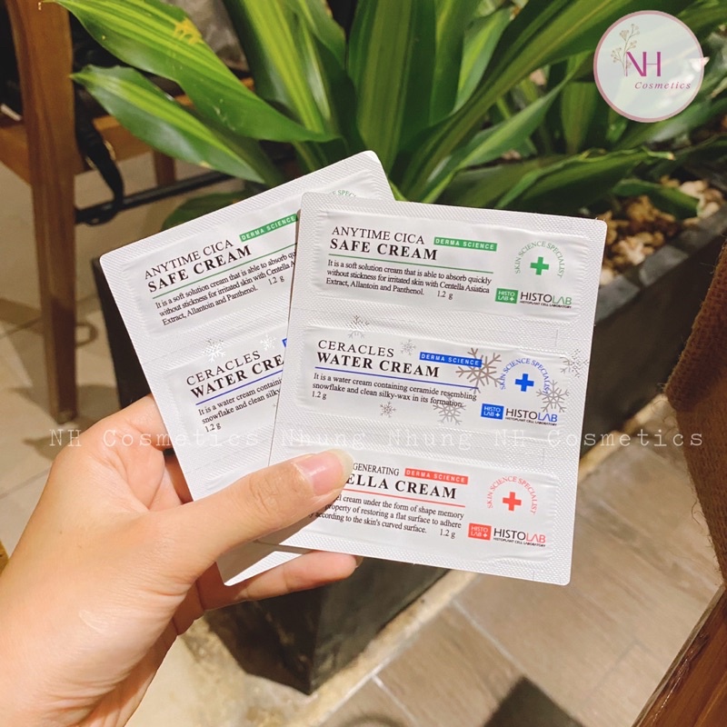 Tái Tạo Da Derma Science Safe-Water-Centella Sample 1-1.2g