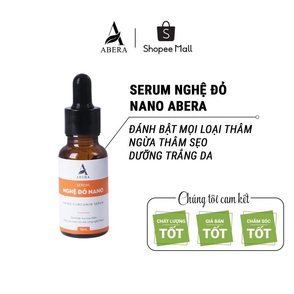 Combo 1 serum Nghệ Đỏ Nano Abera và 1 Kem nám Kasumi Abera