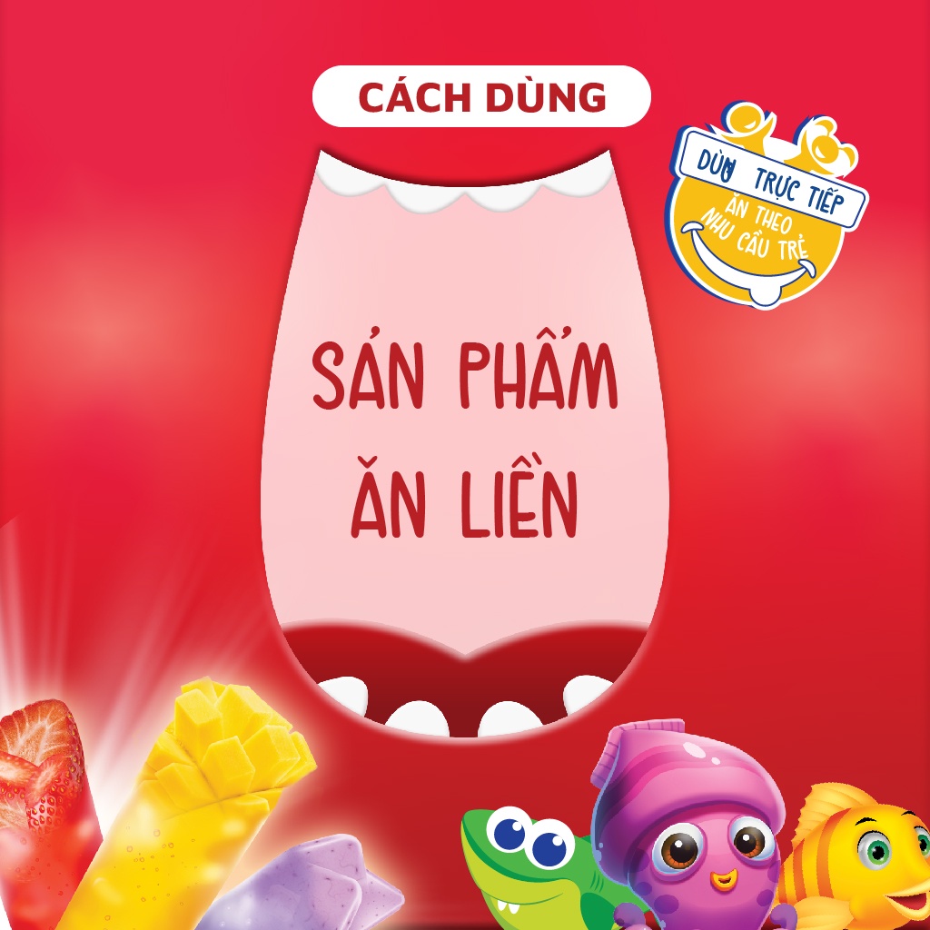 Thạch mắt đen Ích Nhi (hộp 21 túi x 30 gr) hương trái cây,vị ngọt thanh nhẹ, bổ mắt cho trẻ em giúp đôi mắt sáng khỏe
