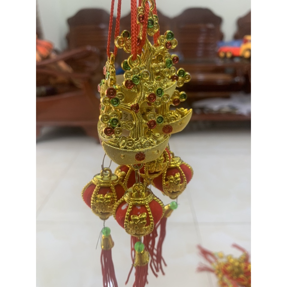 Dây treo trang trí tết đủ mẫu mạ vàng đẹp mắt