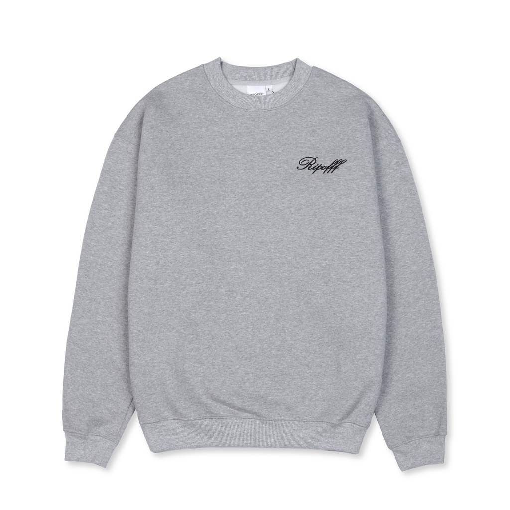RIPOFFF Logo Sweater 2.0 - Grey
