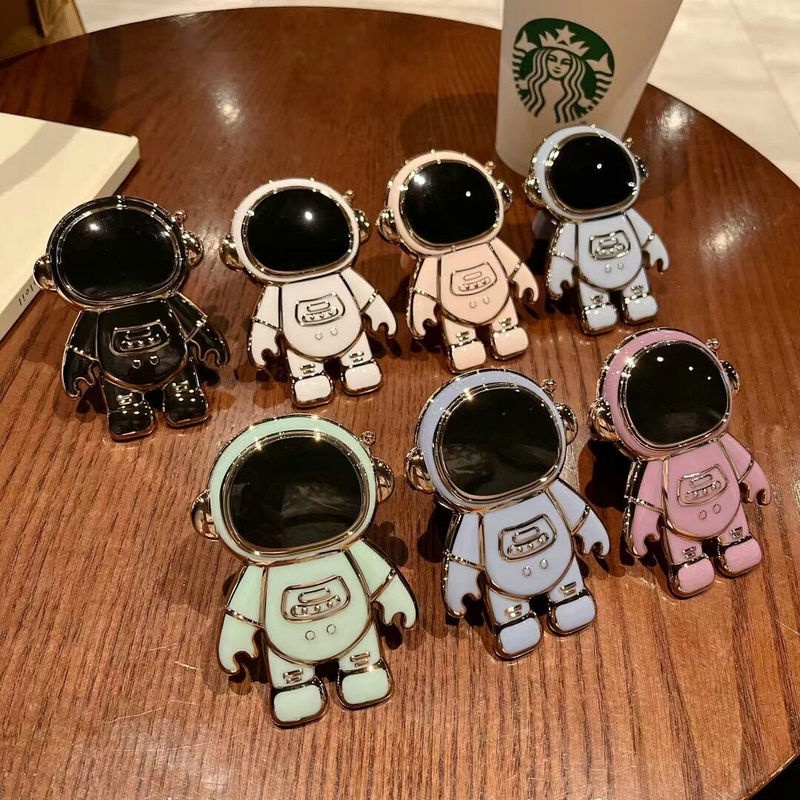 Ốp lưng Popsocket For Case Astronauts Folding Phone Bracket Grip Stock Suitable For All Mobile Phone Cases