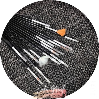 Sét 15 chiếc cọ#dụng cụ học vẽ nail#nail đẹp