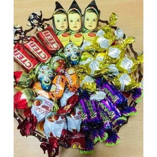  Kẹo socola mix tổng hợp 8 vị nhập khẩu Nga dành cho người yêu thương gói 450g 