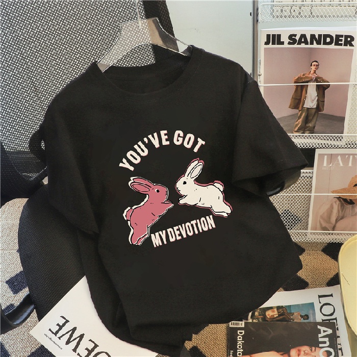 NRVP Áo Thun 100% Cotton Tay Ngắn Dáng Rộng