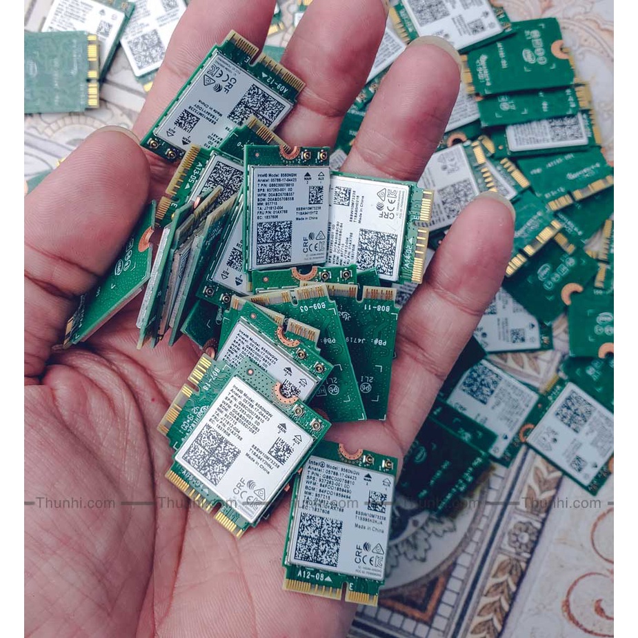 Wifi Card Intel AC 9560NGW CNVi 1730Mbps 2 bằng tần 2.4GHz/ 5GHz, Bluetooth 5.1